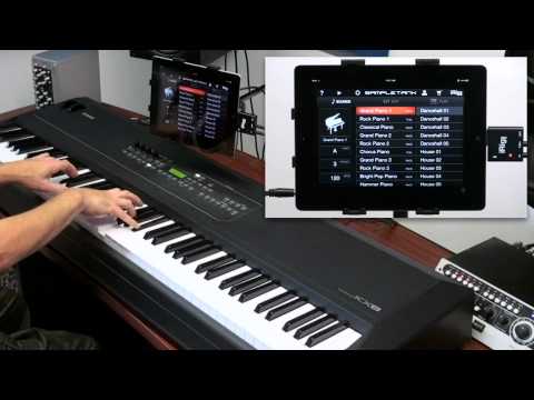 Electric and Acoustic Pianos with SampleTank for iPhone / iPod touch and iRig MIDI