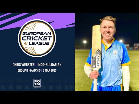 POTM: C.Webster - INB vs VOC Highlights European Cricket League 2023  Group B, Day 1 ECL23 ECL23.019