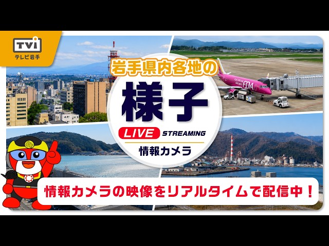 岩手県内各地（盛岡市、花巻空港、大船渡市、釜石市、宮古市、田野畑村）