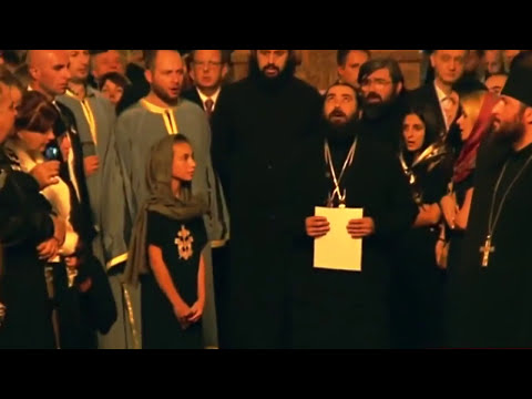 Chant of the Georgian priest in Aramaic language, 50th psalm