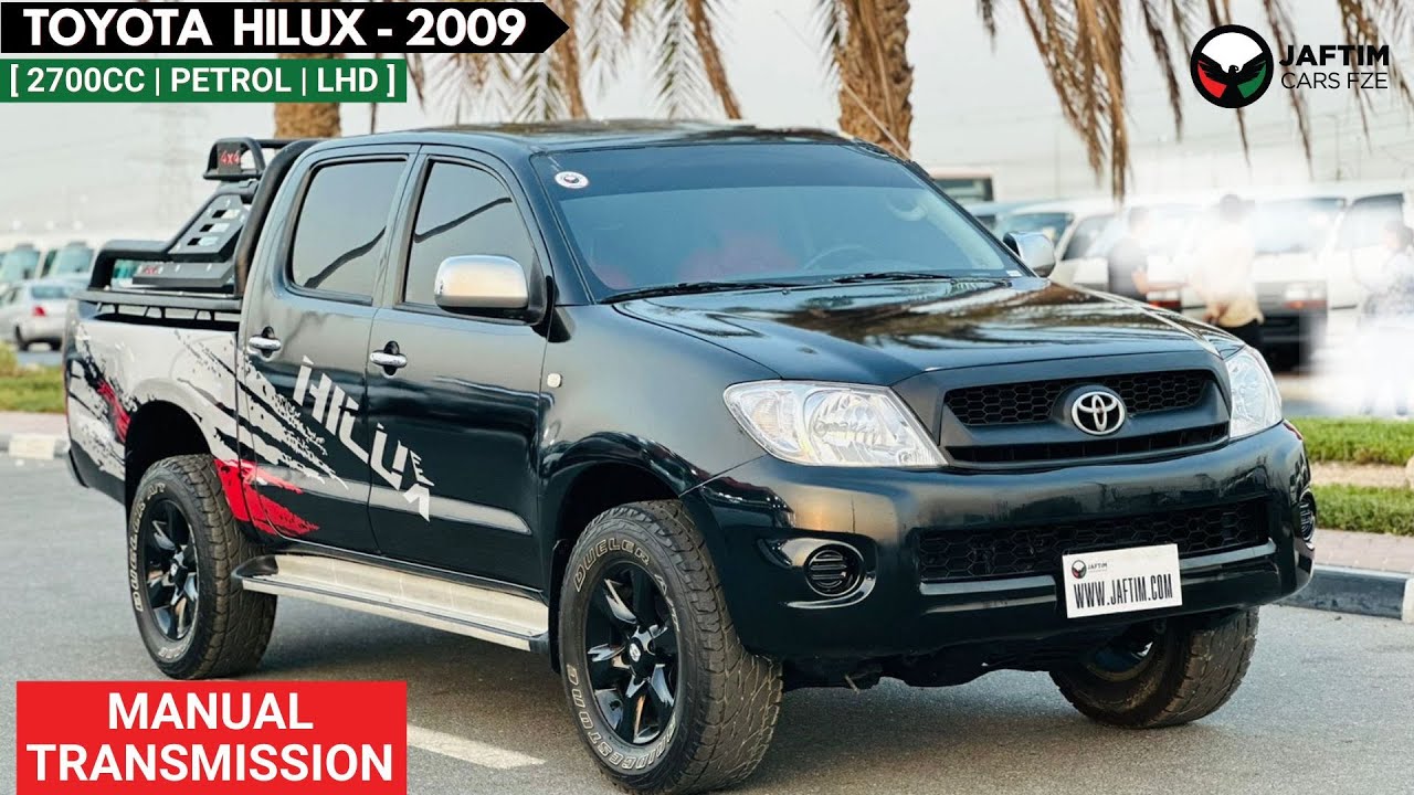 Toyota Hilux DOUBLE CABIN | PREMIUM SPORTS BAR WITH BASKET | 2009 | 2.7L PETROL | LHD | MANUAL | RED INTERIOR video
