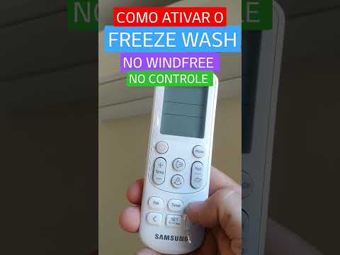 WindFree Connect How to Activate Freeze Wash Using the Remote Control