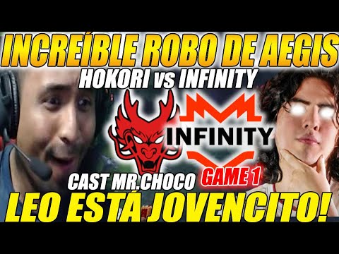 🔴HOKORI vs INFINITY 🔵[GAME1/bo2] - INCREÍBLE ROBO DE AEGIS, LEO ESTÁ JOVENCITO!! - BTS S13 | DOTA 2