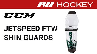 CCM JetSpeed FTW Shin Guards Review Video