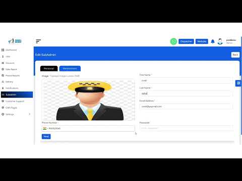 Admin Role in Pickup&Delivery: Create and Control Access for Sub-Admins