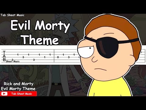 Evil Morty Theme (For the Damaged Coda) Guitar Tutorial Video