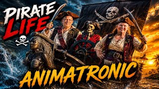 Epic Pirate Ship Halloween Animatronic, Build & Setup - Haunted House