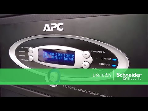 APC Av Black 1kva S Type Power Conditioner with Battery Backup 120v