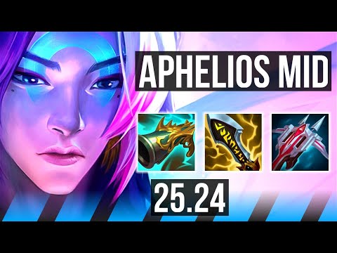 APHELIOS vs LEBLANC (MID) | Good KDA: 20/3/1 | EUW Master | 25.24