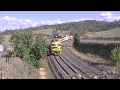 SSR Diesels on train 1845 to Bathurst