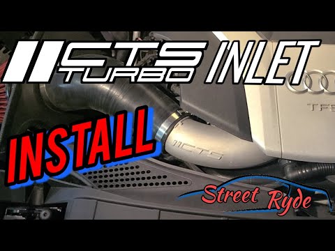 CTS Turbo Inlet install on Audi B9 S5 Sportback.