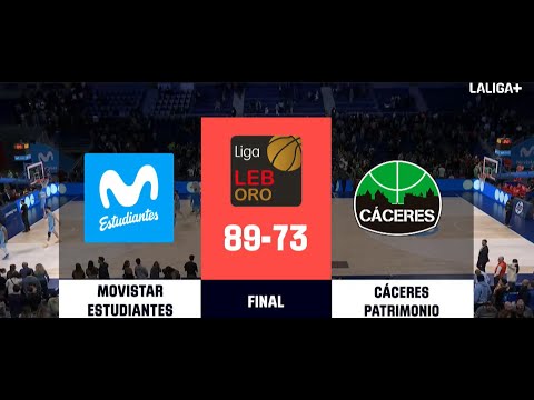 MOVISTAR ESTUDIANTES 89-73 CÁCERES PATRIMONIO DE LA HUMANIDAD | RESUMEN LEB ORO