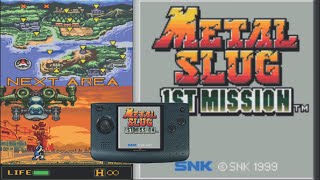 Metal Slug 1st Mission Neo Geo Pocket Color - C&M Playthrough