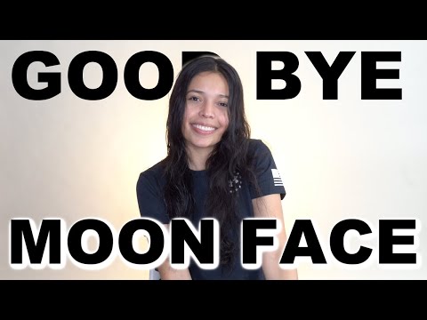 HOW TO GET RID OF A MOON FACE FROM PREDNISONE!!