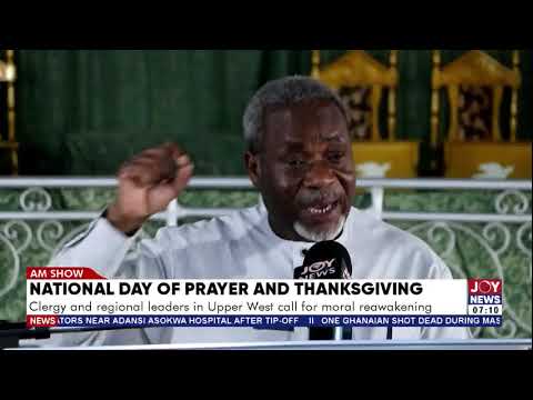 National Day of Prayer & Thanksgiving: Clergy & regional leaders in UW/R call for moral reawakening