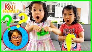 Who Knows Ryan better Emma or Kate while making DIY Satisfying Slime! video