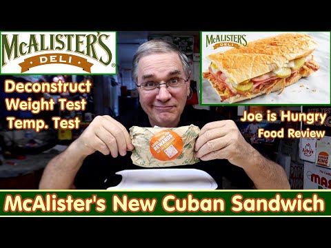 McAlister’s Deli NEW Cuban Sandwich Review 🔥 | Deconstruct Test & Taste Breakdown | Joe is Hungry 🔥