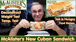McAlister’s Deli NEW Cuban Sandwich Review 🔥 | Deconstruct Test & Taste Breakdown | Joe is Hungry 🔥