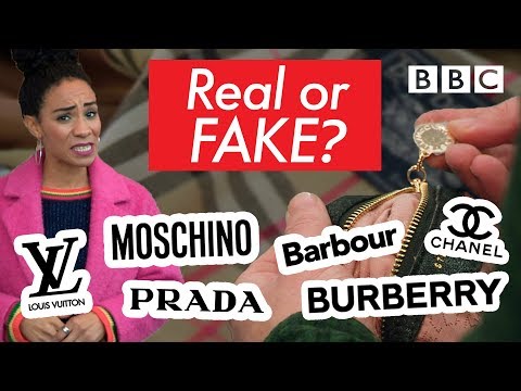 Tips for spotting genuine designer clothing | Fake Britain - BBC