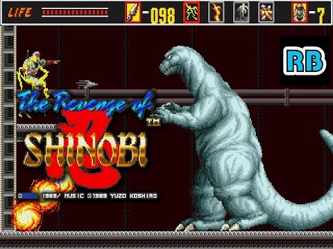 1989 [60fps] The Revenge of Shinobi (Mega-Tech) 1764600pts ALL SECRET BONUS