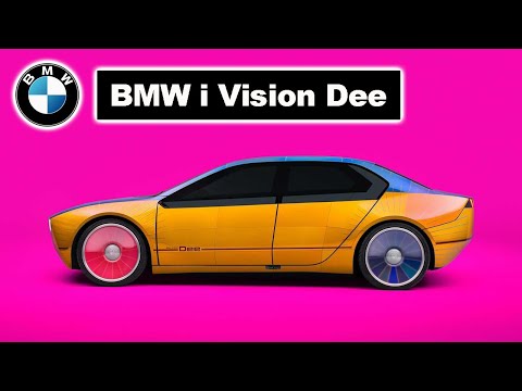 New 2025 BMW i Vision Dee Concept Car  |  Digital color changing body Tech