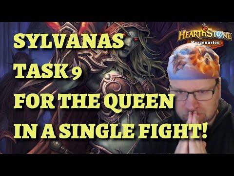 How to complete Sylvanas Task 9 Destroy 15 enemies using For the Queen (Hearthstone Mercenaries)