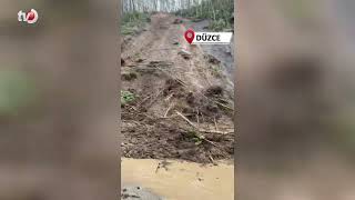 Köy Yolunda Tekrar Heyelan Meydana Geldi
