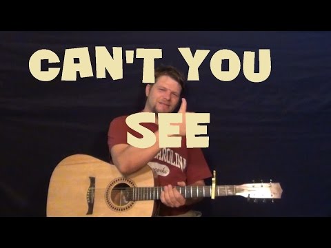 Can't You See (Marshall Tucker Band) Easy Strum Guitar Lesson - Chords Licks How to Play Tutorial