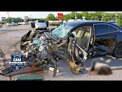 State Trooper PITs Car at 122 MPH — Woman Ejected on Impact😱