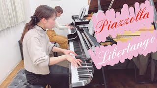 Download lagu ピアソラ：リベルタンゴ【ピアノデュオ】 mp3