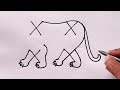 How to draw tiger Step By Step | Tiger Drawing for beginners