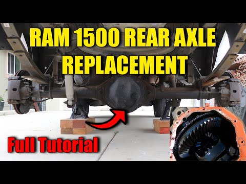 Dodge Ram 1500 3rd Gen Axle Replacement DIY Tutorial *Subscriber Repair*