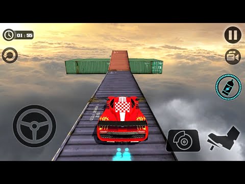 Impossible Stunt Car Tracks 3D #1 New Vehicle Unlocked - Level 1-7 Racing Game Android Gameplay