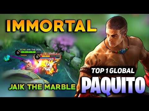 UNKILLABLE! Paquito Perfect Gameplay [ Top 1 Global Paquito Best Build 2022 ] JAIK THE MARBLE - MLBB