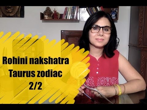 Rohini Nakshatra Taurus Zodiac 2/2 4 padas, careers and transit of moon in Rohini.