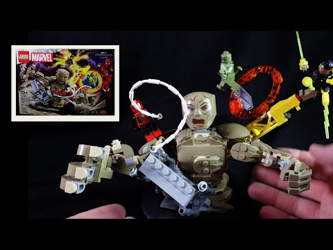 Spiderman No Way Home Sandman Lego Build, Full Review