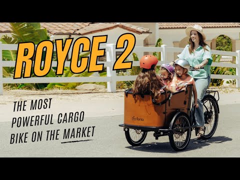 Discover the Ferla Royce 2.0: The Best Cargo Bike for Family Adventures!