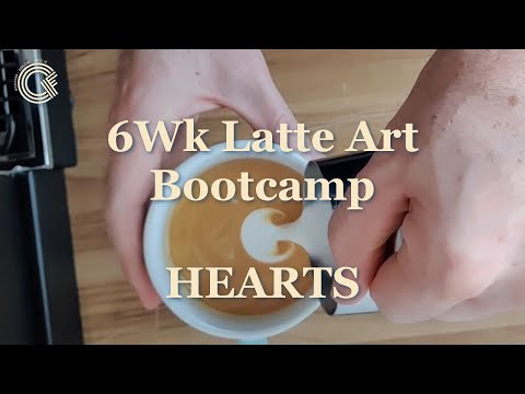 Heart Latte Art Tutorial - 6 Week Latte Art Bootcamp Episode 2