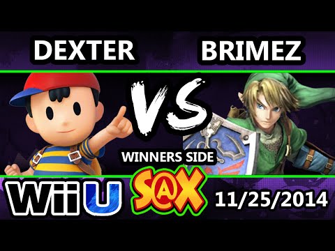 S@X - Dexter (Ness) Vs. BrimeZ (Link) SSB4 Singles - Smash 4 - Smash Wii U