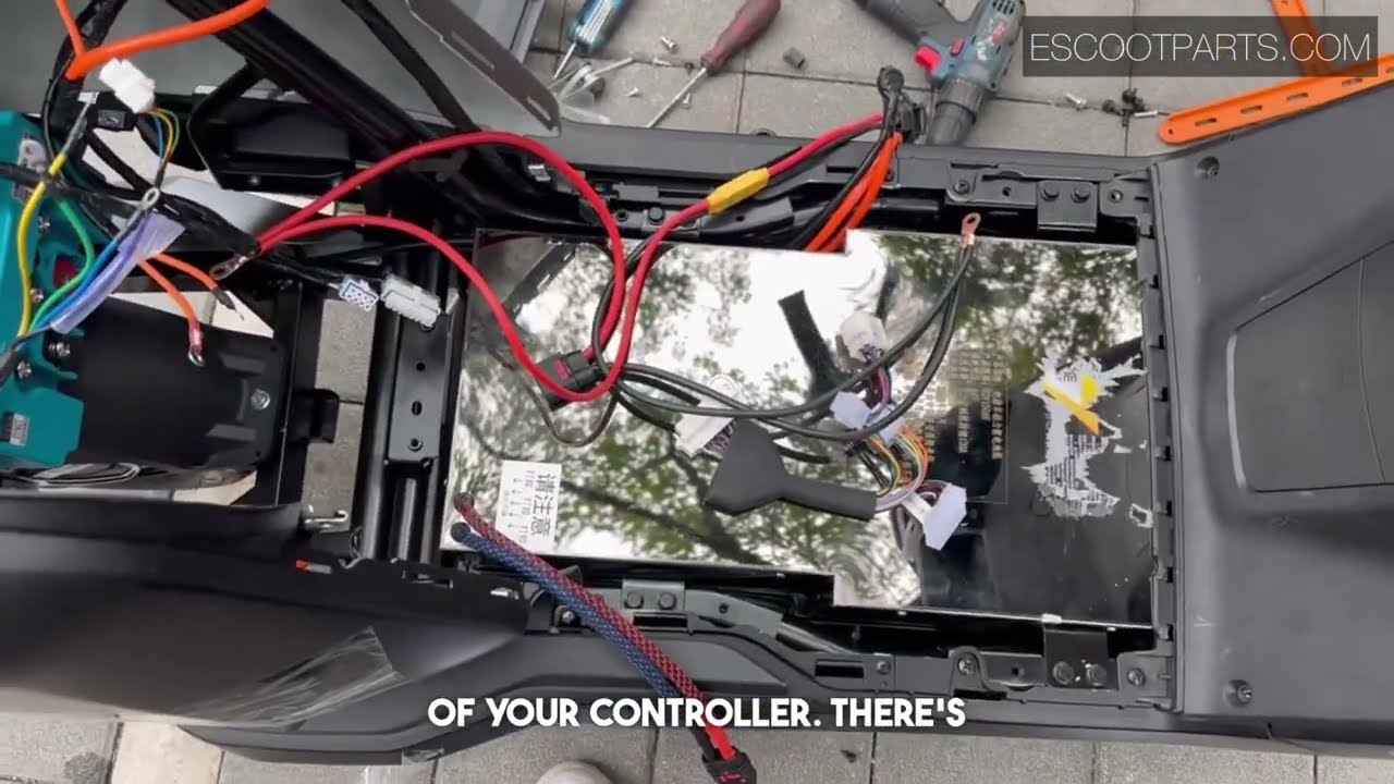 NIU NQI N1S 72V 150Ah battery upgrade installation