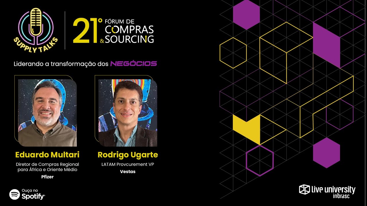 Especial 21º Fórum de Compras & Sourcing! Com Eduardo Multari e Rodrigo Ugarte | Supply Talks #54