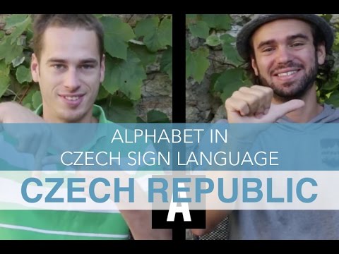 Learn Sign Language - Alphabet in Czech Sign Language