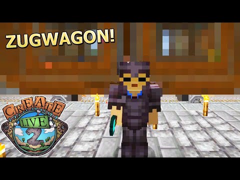 First train car! Does it look this good? - Minecraft Create Live 2 #11