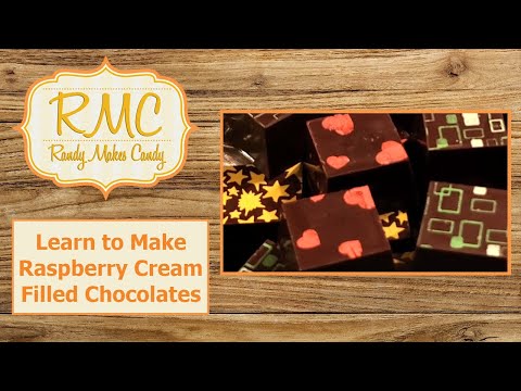Randy Makes Raspberry Cream-filled Chocolates