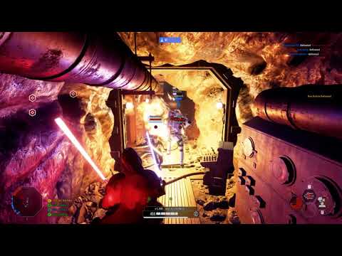 Darth Revan on Crait in Galactic Assault | Star Wars: Battlefront 2 (2017)