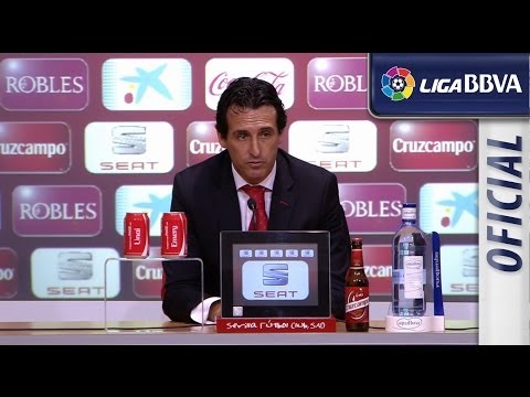 Rueda de Prensa de Emery tras el Sevilla FC (0-1) Celta de Vigo - HD