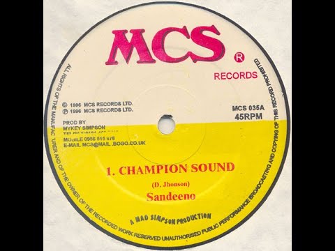 Sandeeno - Champion Sound + Dub (bass)