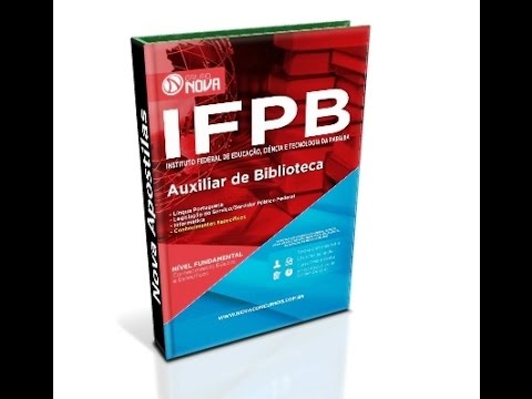 Apostila Concurso IFPB 2015 - Auxiliar de Biblioteca