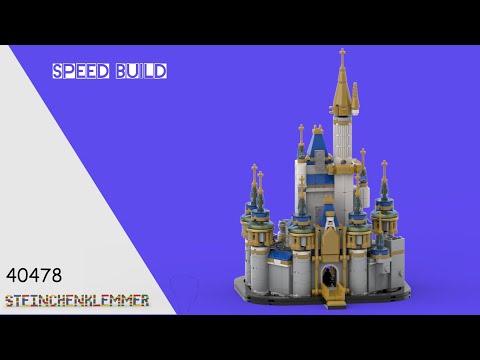40478 Kleines Disney™ Schloss | Speed Build
