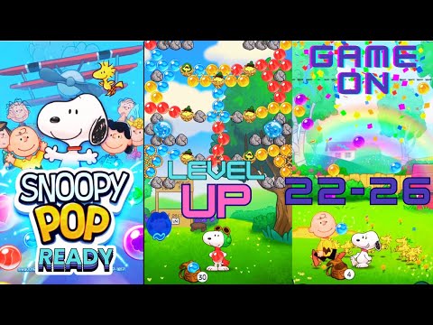 Unbeatable Snoopy Pop Level 22-26 Gameplay!
